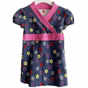 Tea Collection Flower Kimono Wrap Dress